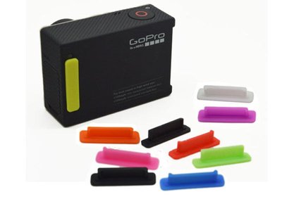 Заглушка резинова кольорова для GoPro 1/2/3/3+/4 GP193 фото