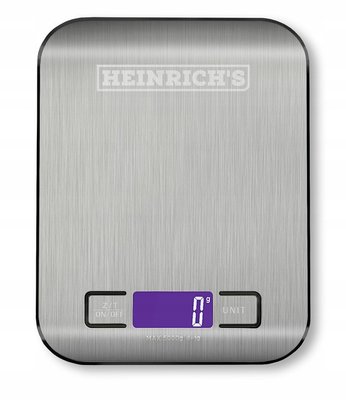Ваги кухонні електронні до 5 кг HEINRICH'S HWG 8441 80022 фото